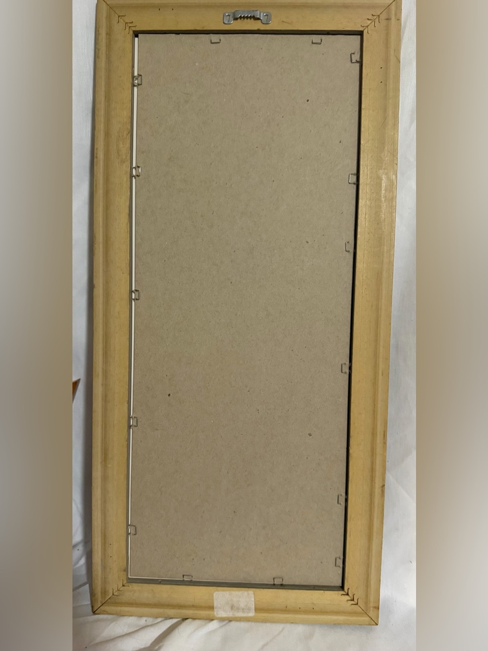 Vintage Mid-Century Floral Rose  Print by Allen, Faux Wood & Gold Frame - Picture 5 of 6